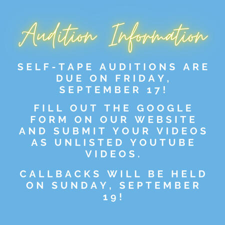 Audition Information!